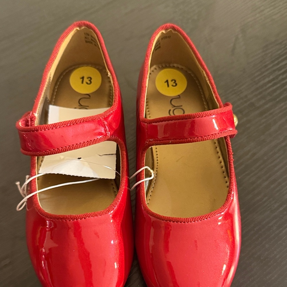 Sugar Red Patent Mary Jane Kids Shoes